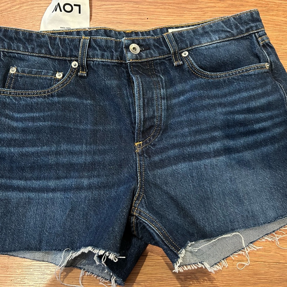 Rag & bone Dre cambria frayed hem shorts size 29 NWT - Picture 2 of 4